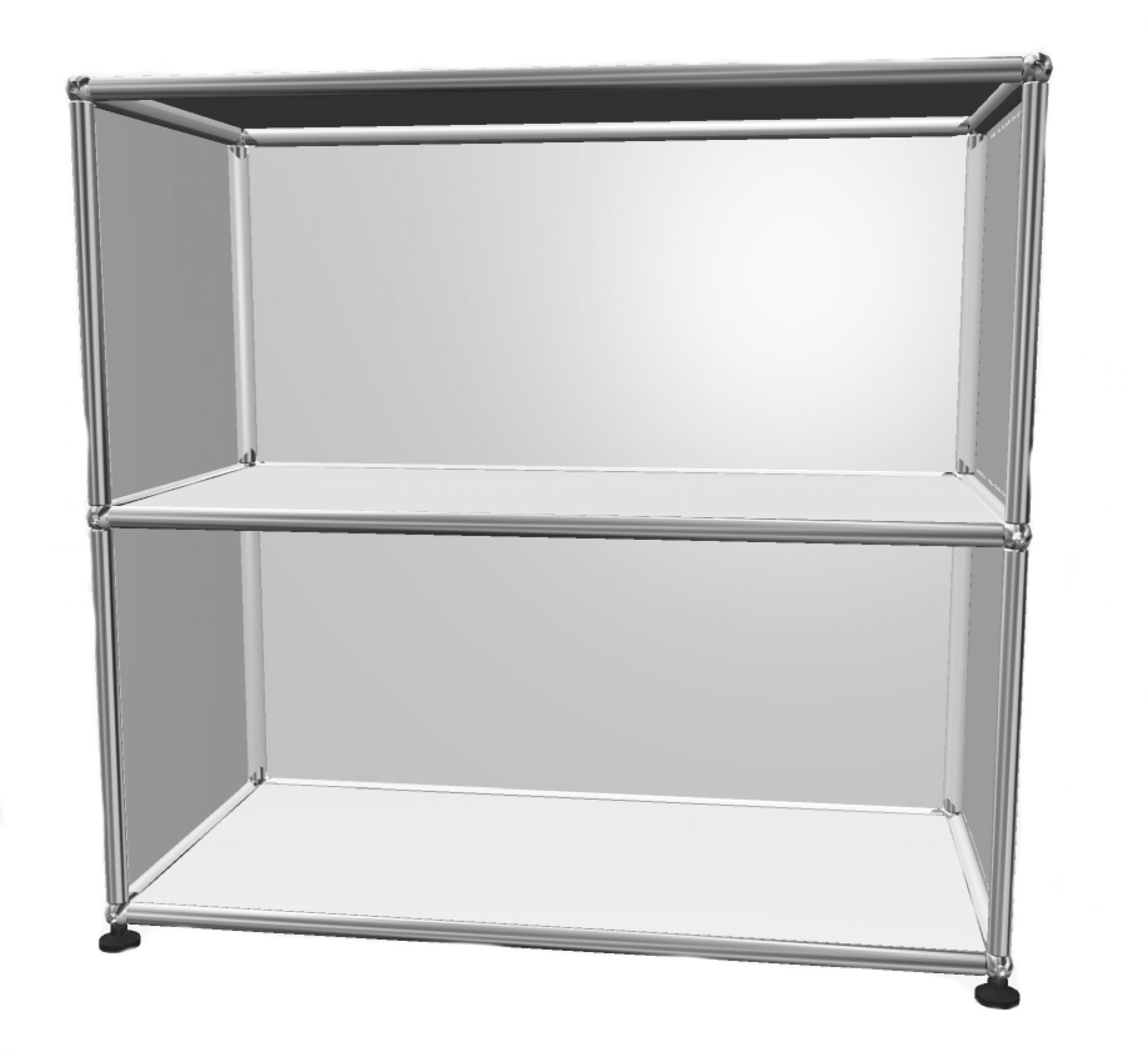 USM Haller Shelf Open H 75 cm Pure white - FAST DELIVERY